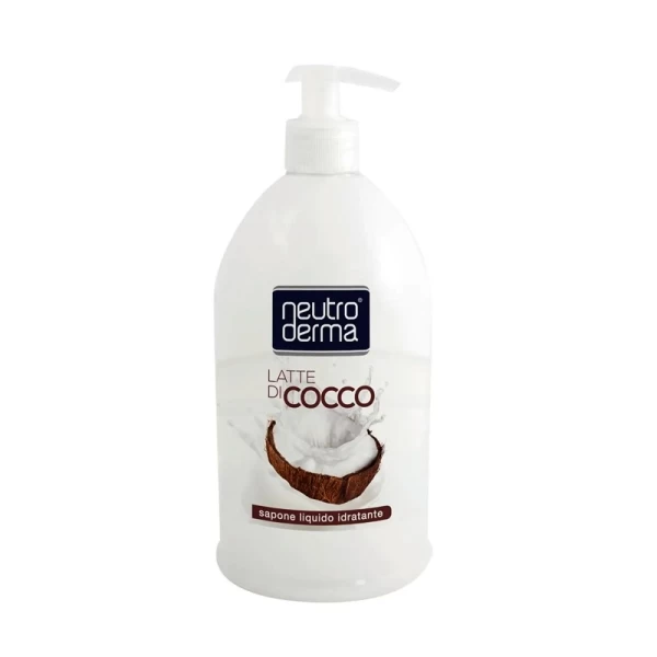 NeutroDerma Sapun Lichid 1000ml Lapte de Cocos - image 1