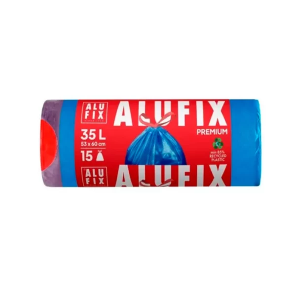 Alufix Мусорные пакеты Полосатые Blue 35 л, 15 шт - image 1