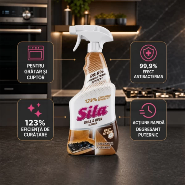 Sila Professional spray 500 g pentru aragaz - image 2