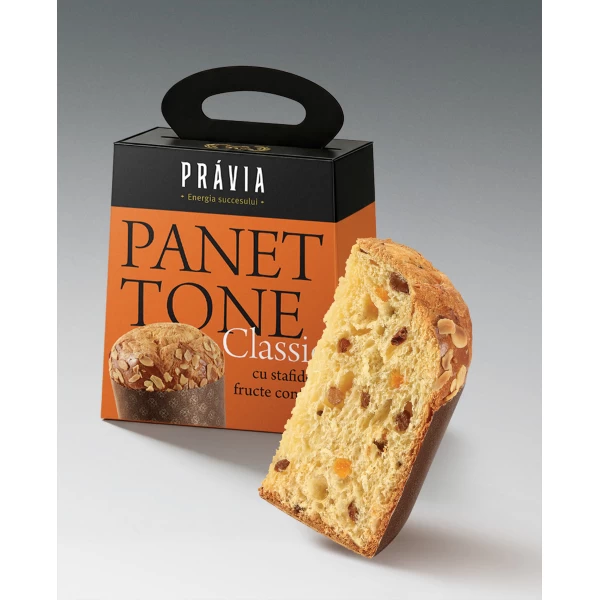 Milina Cozonac Panettone classic cu stafide si fructe confiate 650 g - image 2