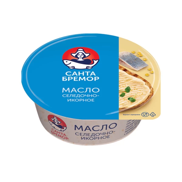 Санта Бремор Масло селедочно-икорное Бутербродное 100г - image 1