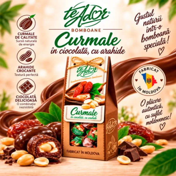 Bomboane Te Ador Curmale in ciocolata 220g - image 2