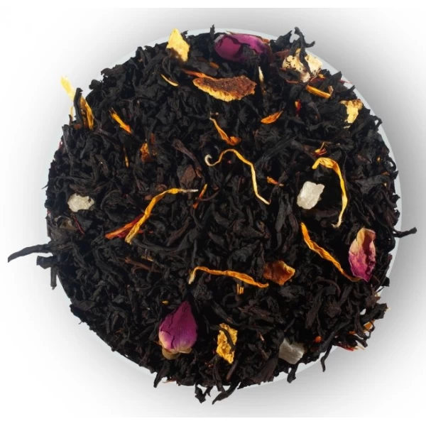 Lovare Ceai 80g verde chinezesc Passion Fruit, soursop (graviola) si petale de flori de galbenele - image 5