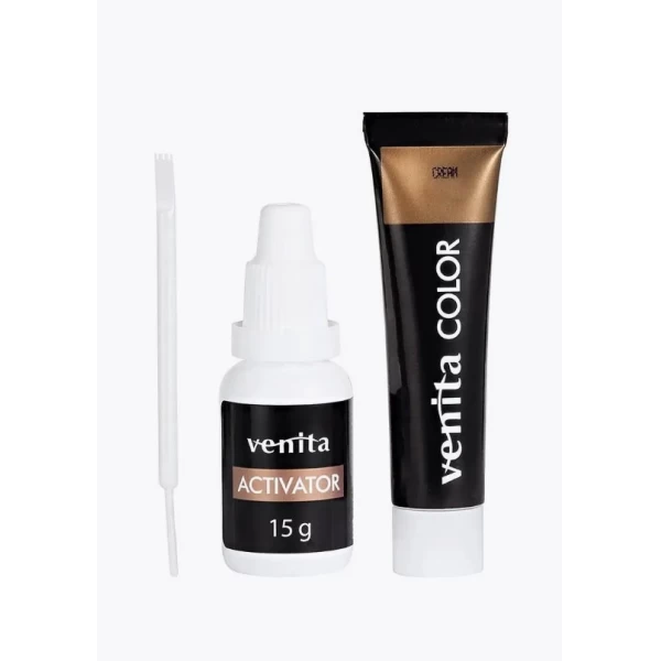 Venita Henna Color Vopsea-crema sprancene si gene Graphite - image 2