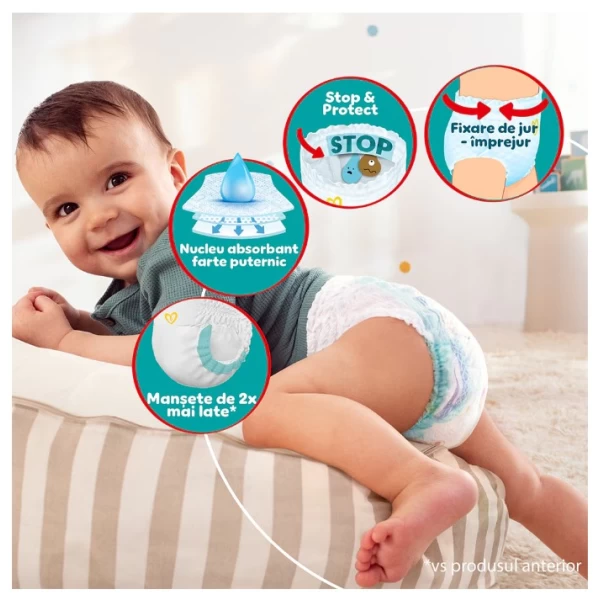 Pampers Chilotei Pants Unisex 4 (9-15 kg), 25 buc - image 3