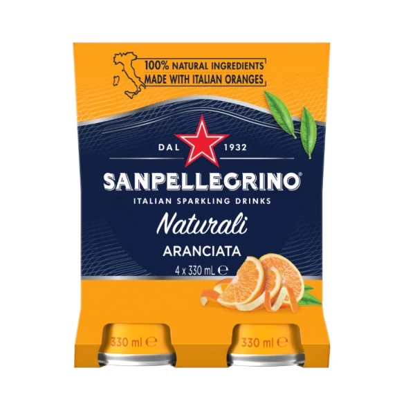 San Pellegrino Bautura carbogazoasa Aranciata 330ml - image 2