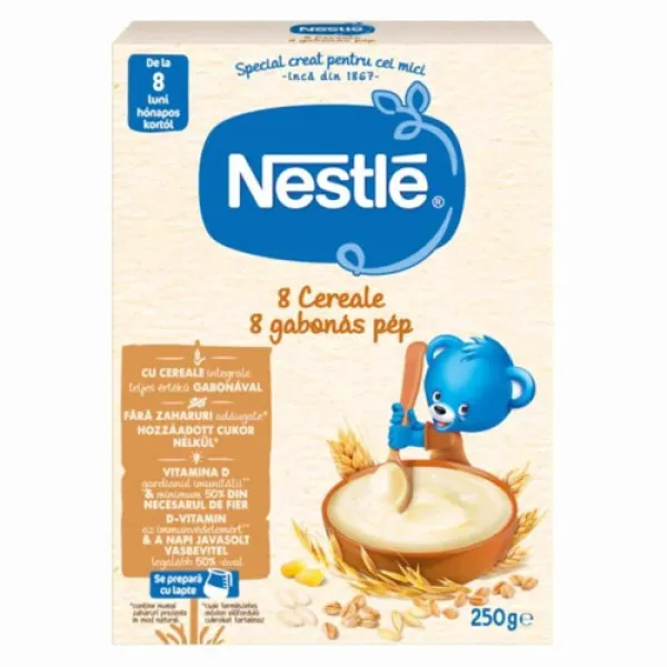 Nestle Terci 8 cereale fara lapte 250g - image 1