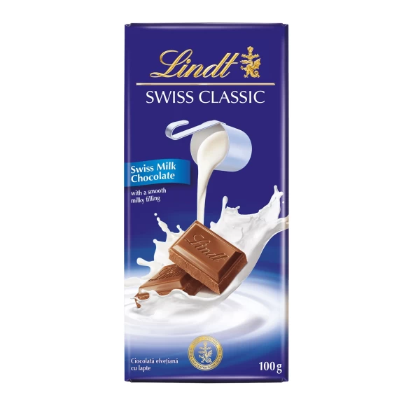 Lindt Swiss Classic Ciocolata cu lapte 100g - image 1