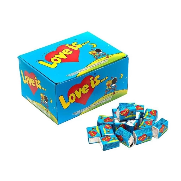 Love'is Guma de mestecat gust banana si capsuna 4.2gr - image 1
