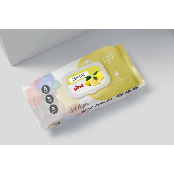 Pine Natura servetele umede Lemon 120 buc - image 2