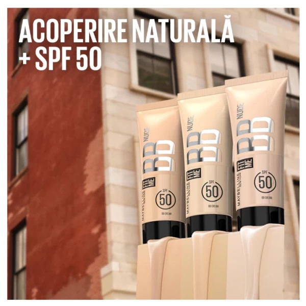 Maybelline Crema BB Fit Me SPF 50 Nuanța 20, acoperire naturală, 30 ml - image 4