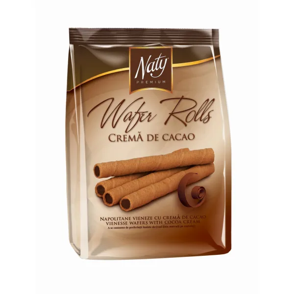 НАТИ Вафельные трубочки с кремом какао 200 г - image 1