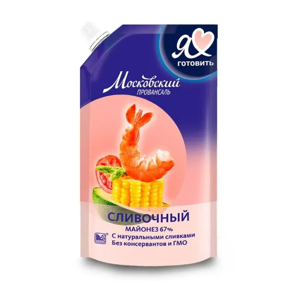 Maioneza Moskovskii provansal 390 ml (374 g) cu frisca 67% - image 1