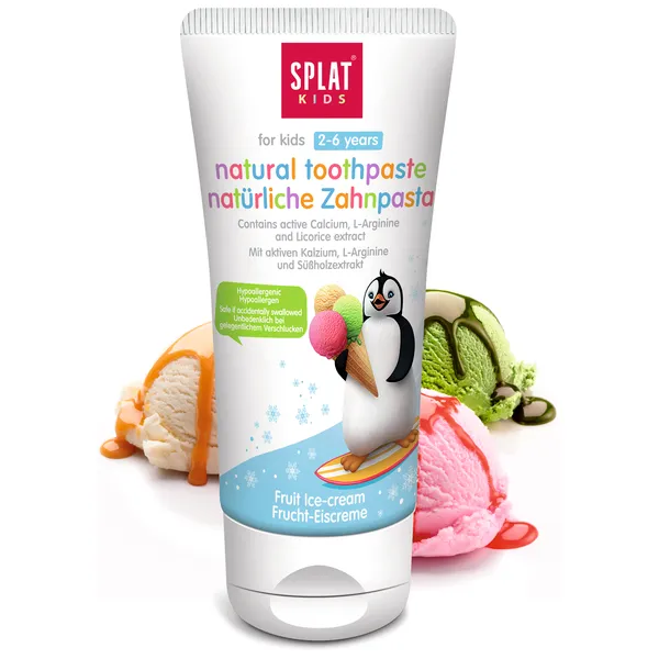 Зубная паста детская, от 2 до 6, фруктовое мороженое, 50 мл - image 2