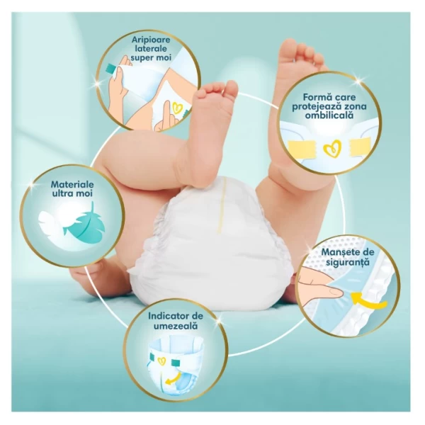 Pampers Подгузники Premium Care №0, для новорождённых, 1–2,5 кг, 30 шт - image 7