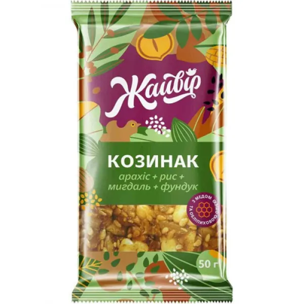 Козинак Жайвир Ассорти с миндалем 50г - image 1