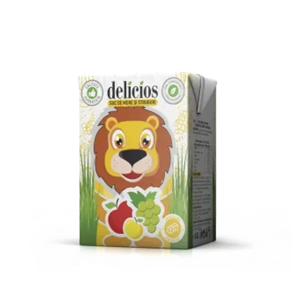 Delicios виноградно-яблочный сок без сахара 0,2л - image 1