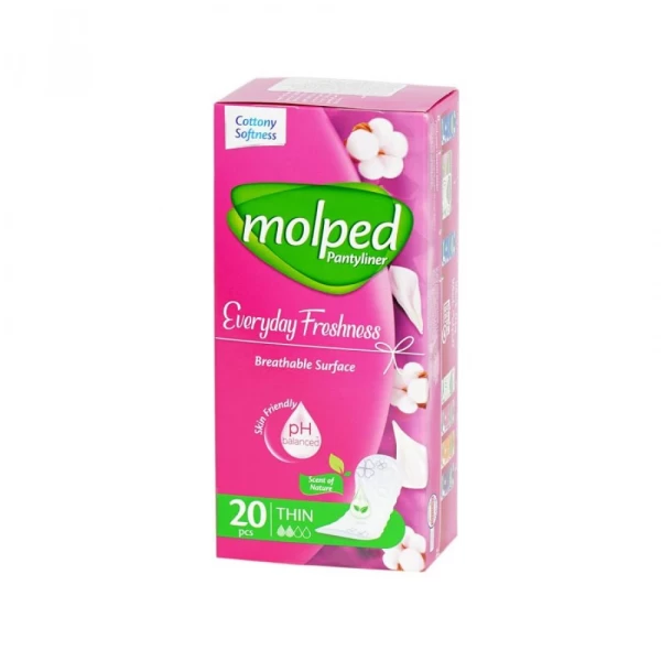 Molped Light Flower Deo Ежедневные гигиенические прокладки 20шт - image 1