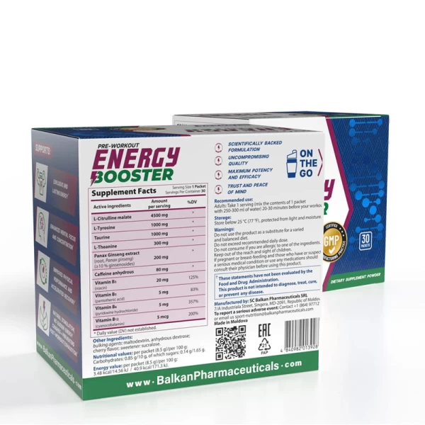 BP Complex pre-antrenament Energy Booster 30pack - image 3