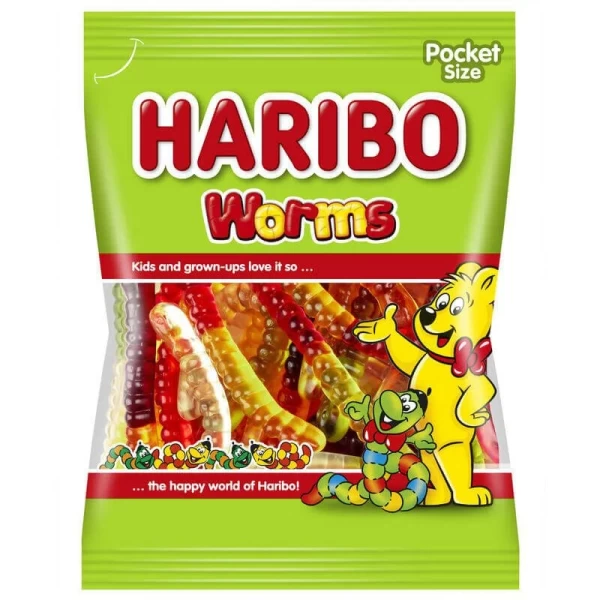Haribo Мармелад 100г Черви - image 1