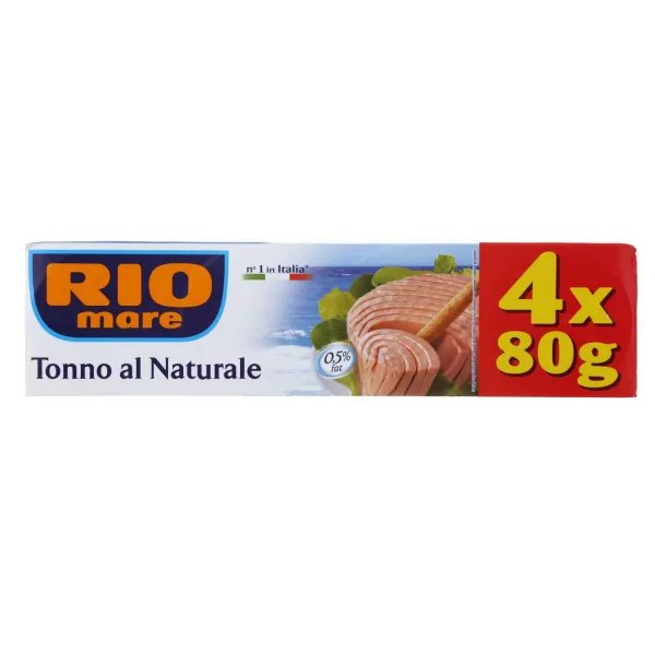 Rio Mare Тунец в собственном соку 4 х 80гр - image 1