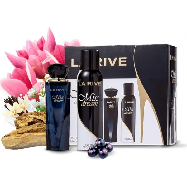 Set La Rive Woman Miss Dream (apa de parfum100ml+deo 150cm3) - image 2
