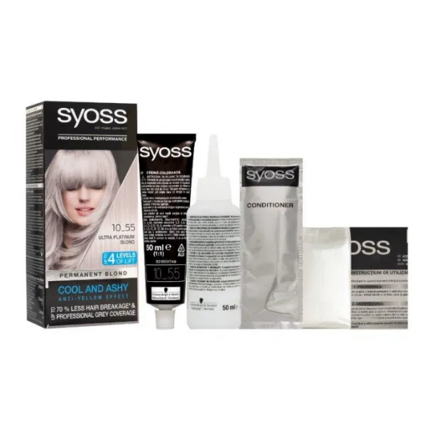 Syoss Vopsea de par 10-55 Blond Ultra-Polar - image 2