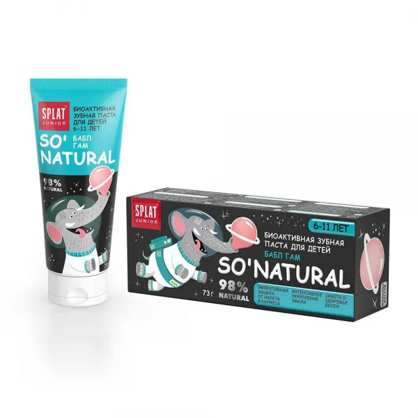 Зубная паста детская Splat Junior Бабл Гам (6-11 лет), 73 гр. - image 1