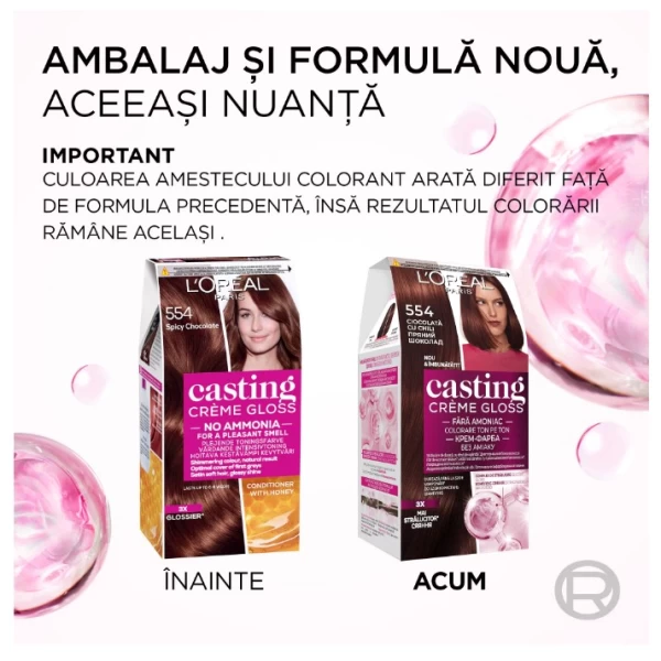 Casting Creme Gloss Vopsea de par 554 Ciocolata cu chili - image 3