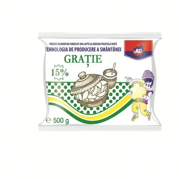 JLC Produs alimentar de smantana Gratie 500g 15% - image 1