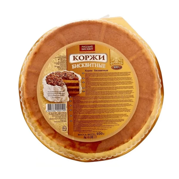 Blat pentru tort svetlii Русский Бисквит 400gr - image 1