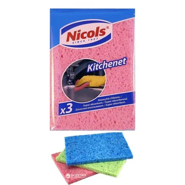 Nicols Kitchenet burete de celuloza 3buc - image 1