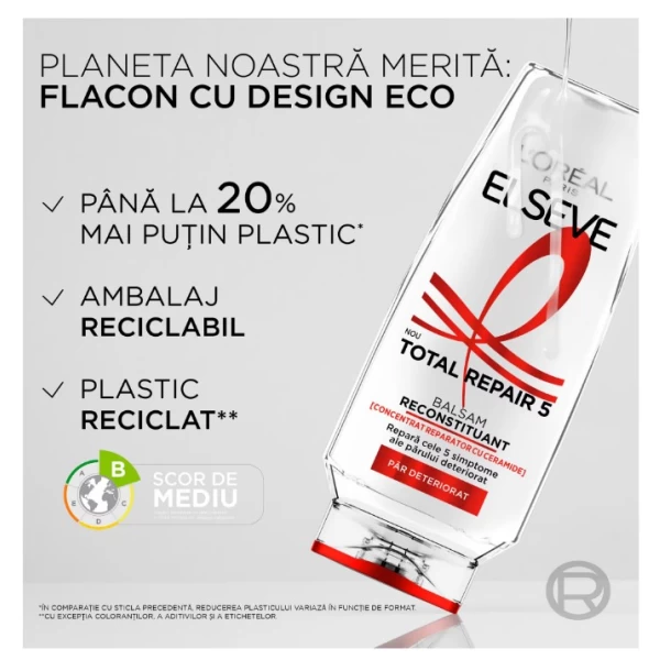 Elseve Balsam 200ml Total Repair 5 pentru par deteriorat - image 5