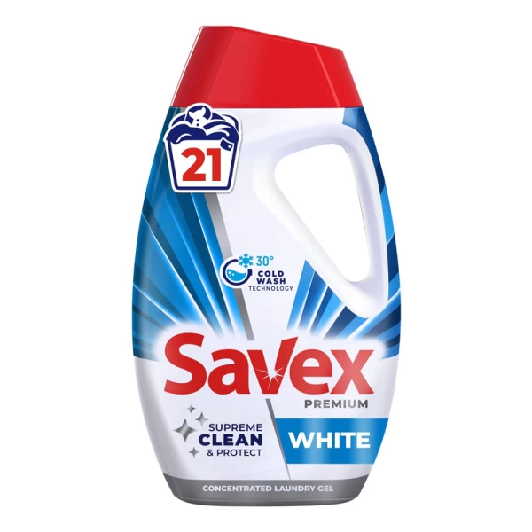 Savex Detergent lichid 0.945l Premium White - image 1