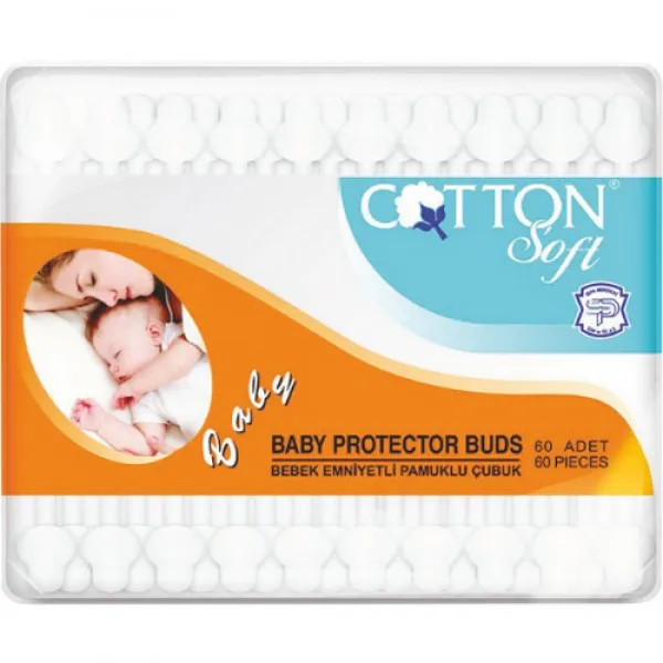 Coton Soft Baby Betisoare de vata 60buc - image 1
