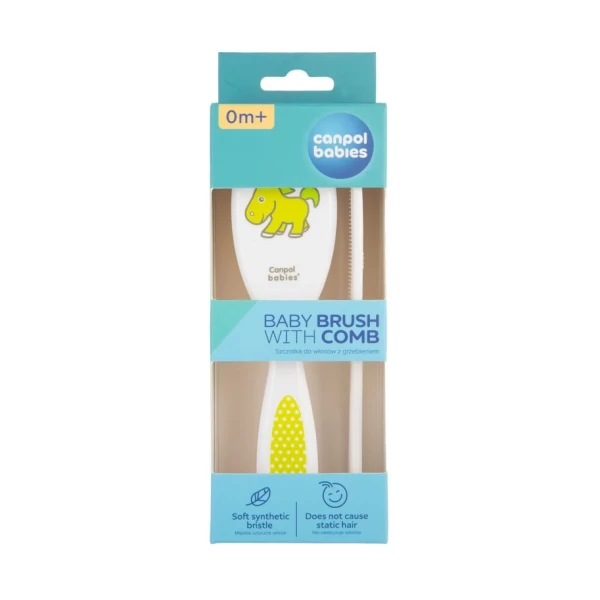 Set perie moale si pieptene Canpol pentru copii 2/417 - image 1