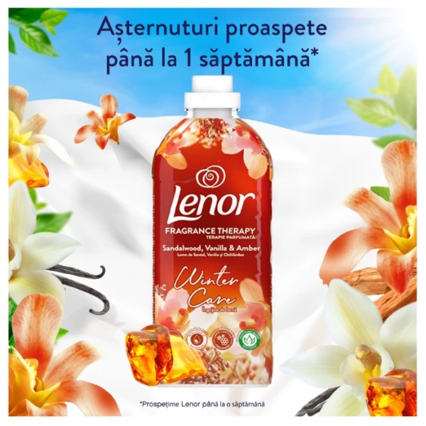 Lenor Balsam de rufe 1.2 l Fragrance Therapy Sandalwood, Vanilla & Amber, 48 spalari - image 2