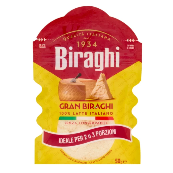 Gran Biraghi Сыр Пармезан тёртый gratugiato 50 г - image 1