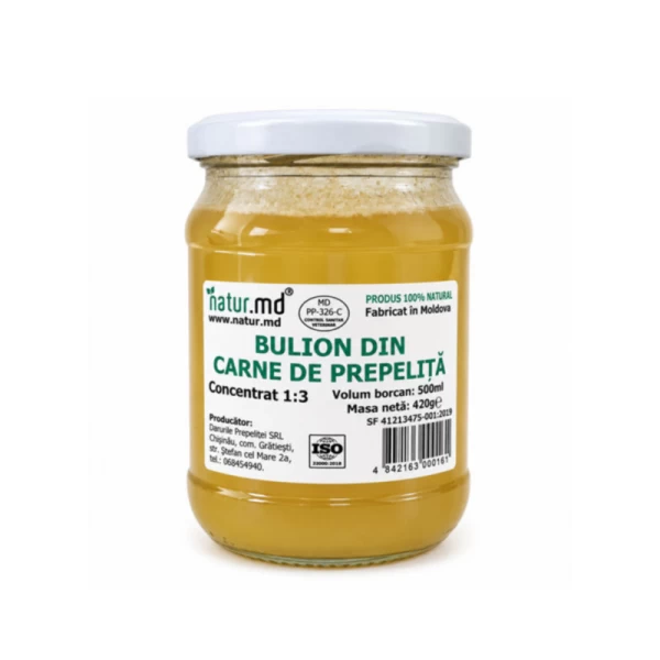 Darurile prepelitei Bulion din carne de prepelita 930g - image 1