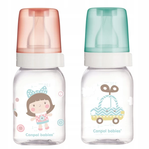 Biberon din sticla cu desen 120ml, 42/202 - image 2
