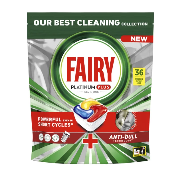 Средство для посудомоечной машины Fairy Platinum Plus, 36 мытий - image 1