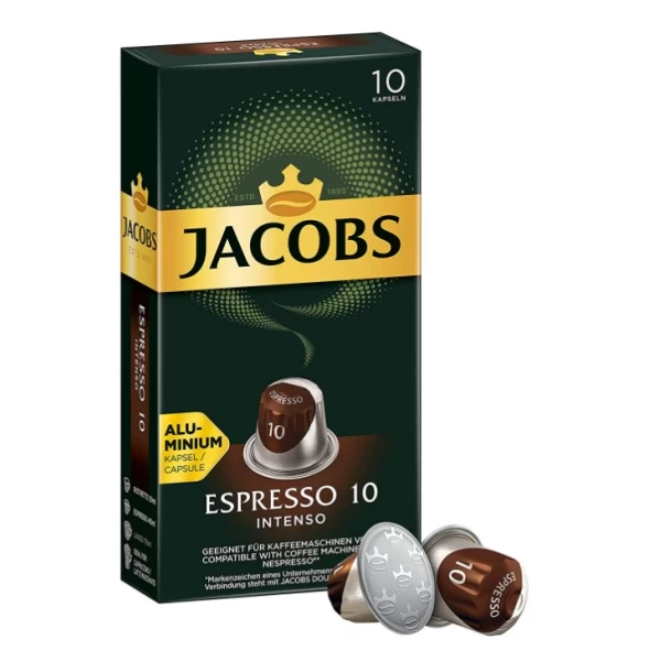 Jacobs Кофе Espresso Intenso Capsule №10, 10 шт - image 1