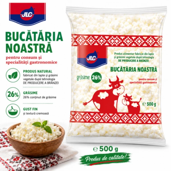 JLC Produs de branza 500gr 26% Bucataria noastra - image 2