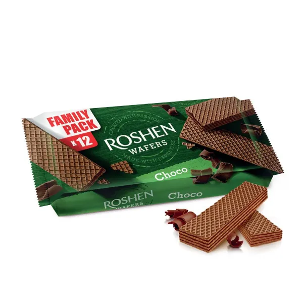 Napolitane Roshen Wafers ciocolata 216g - image 2