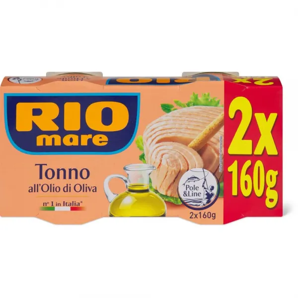 Rio Mare Тунец в оливковом масле 2x160г - image 2