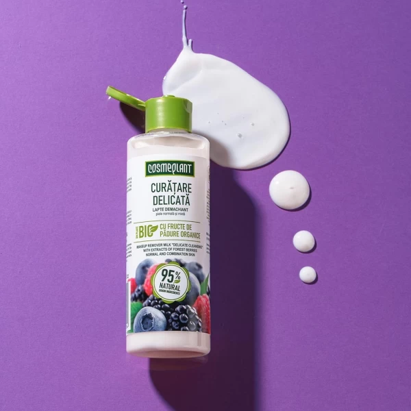 Cosmeplant Молочко д/демакияжа Деликатное Очищение Лесные ягоды 200 мл - image 3