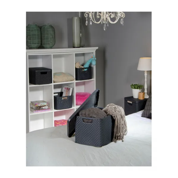 Cos cu capac STYLE L 43.5*32.5cm Maro - image 2