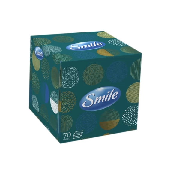 Smile Servetele faciale 3 str albe, 70 buc Cub  - image 3