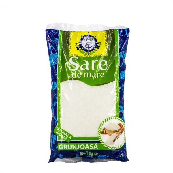 Eurosalt Sare de mare 1kg gema iodata punga - image 1