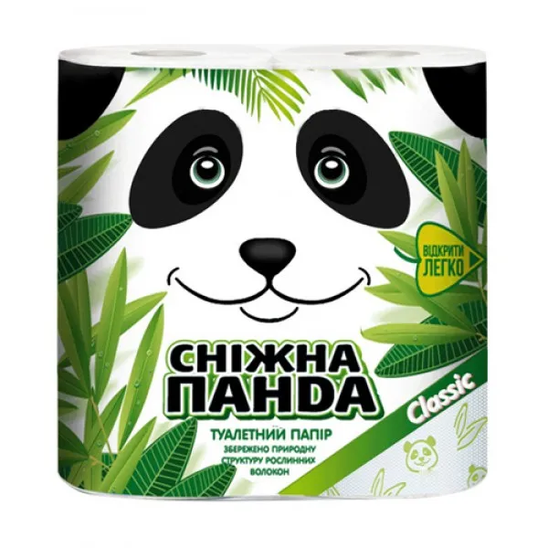 Туалетная бумага Снежная панда Classic 4 рулона - image 1